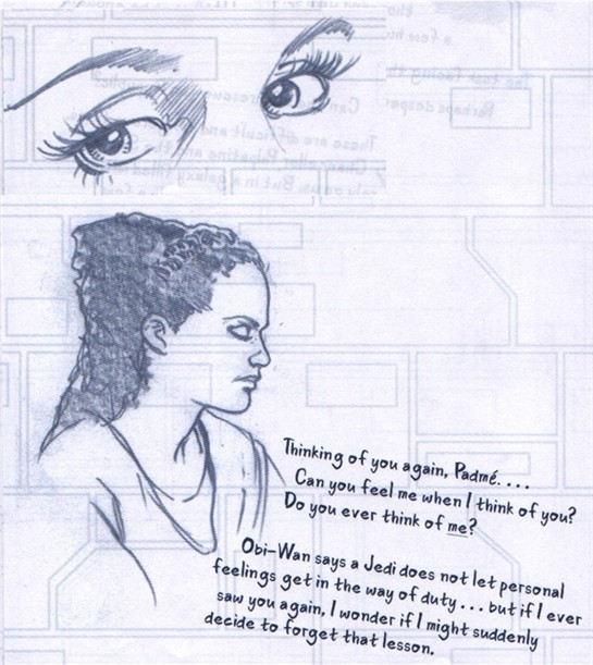 Anakin thinks of Padme yet again